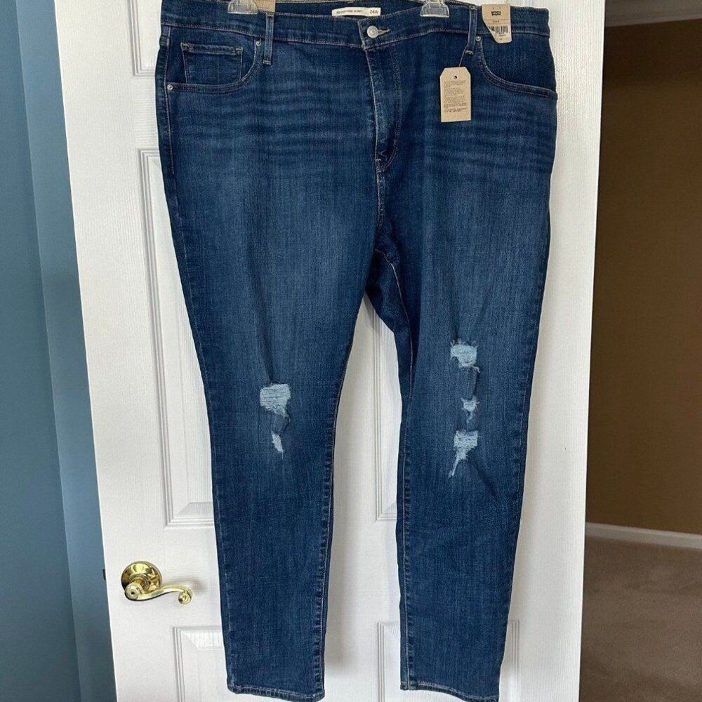 Women's Levi's 721 High Rise Skinny Jeans Size 24W NWT
